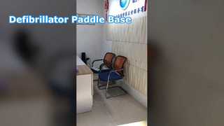 ঘনিষ্ঠভাবে দেখুন: মেডিকেল মেশিনের যন্ত্রাংশের জন্য বহুমুখী MRX M3535A ডিফিব্রিলেটর প্যাডেল বেস