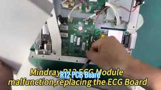 Mindray R12 PCB বোর্ড প্রতিস্থাপন গাইড